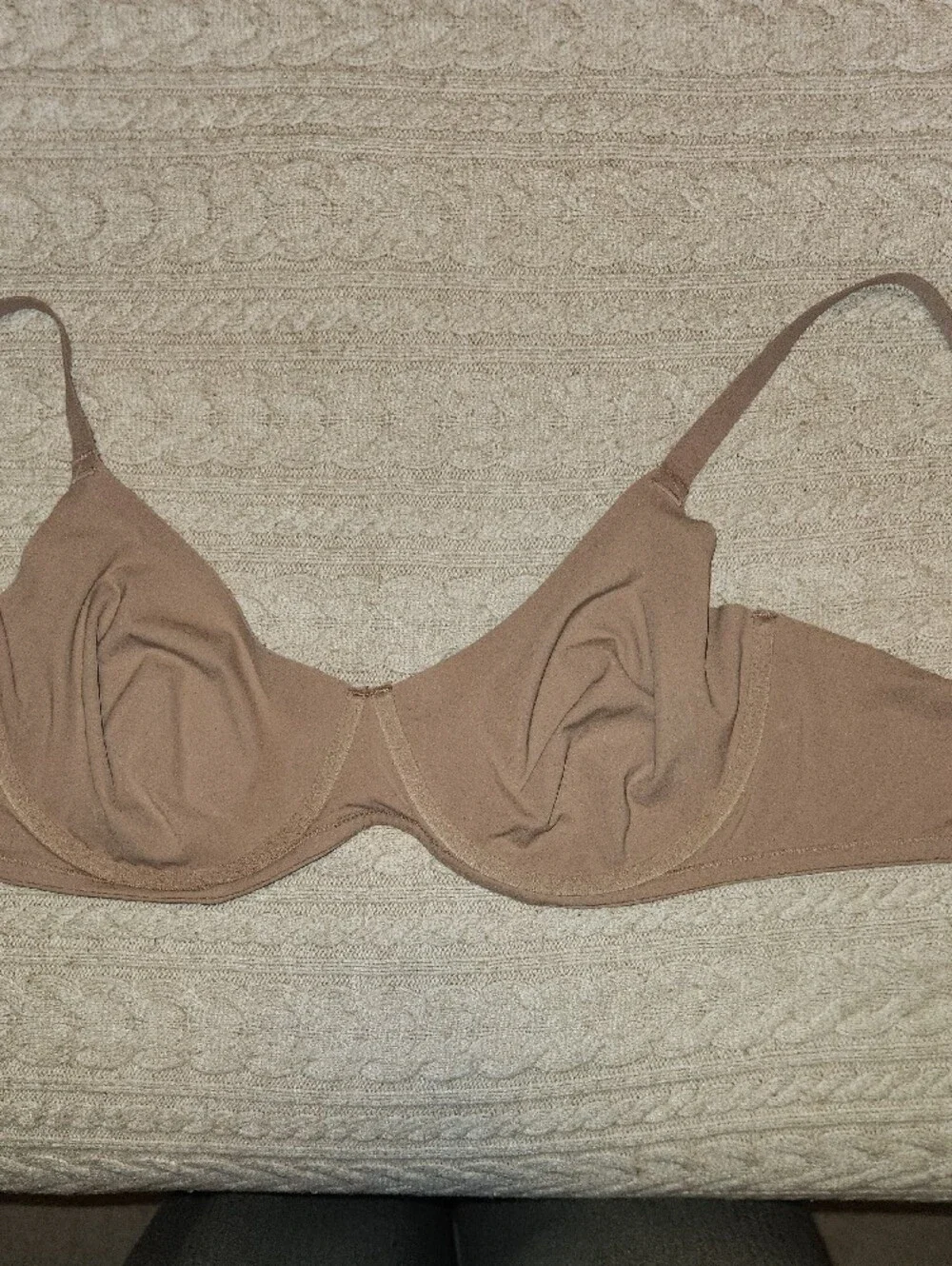 SKIMS Fits Everybody Unlined Demi Bra in Sienna